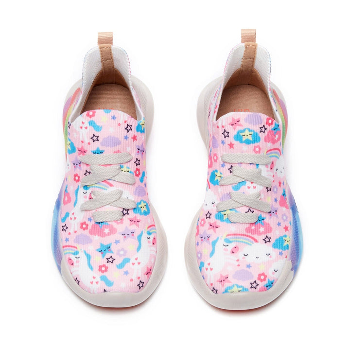 UIN Kid Rainbow Unicorn Mijas I Kid Canvas loafers