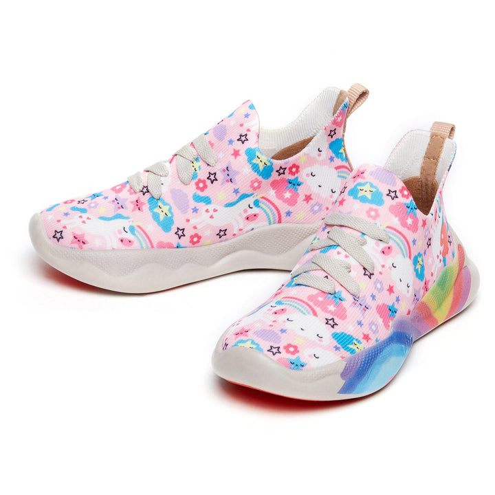UIN Kid Rainbow Unicorn Mijas I Kid Canvas loafers