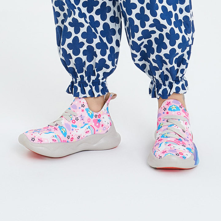 UIN Kid Rainbow Unicorn Mijas I Kid Canvas loafers