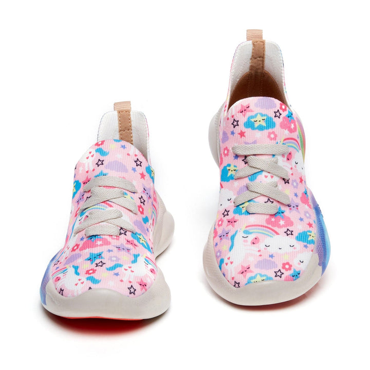 UIN Kid Rainbow Unicorn Mijas I Kid Canvas loafers