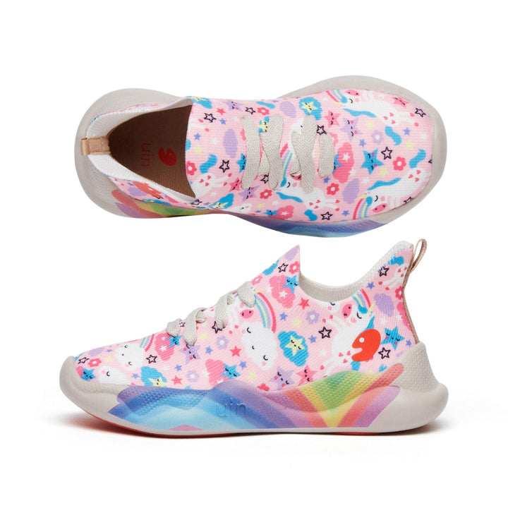 UIN Kid Rainbow Unicorn Mijas I Kid Canvas loafers