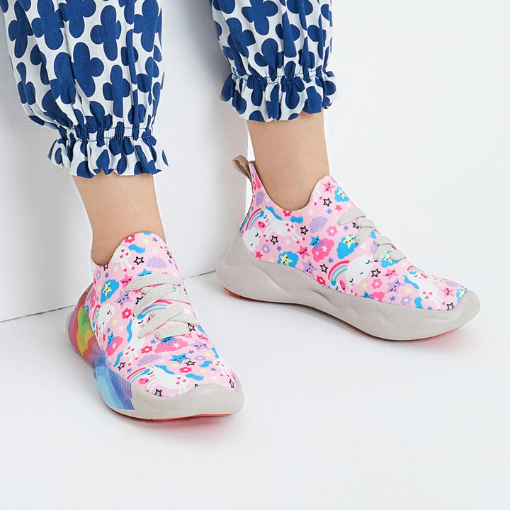 UIN Kid Rainbow Unicorn Mijas I Kid Canvas loafers