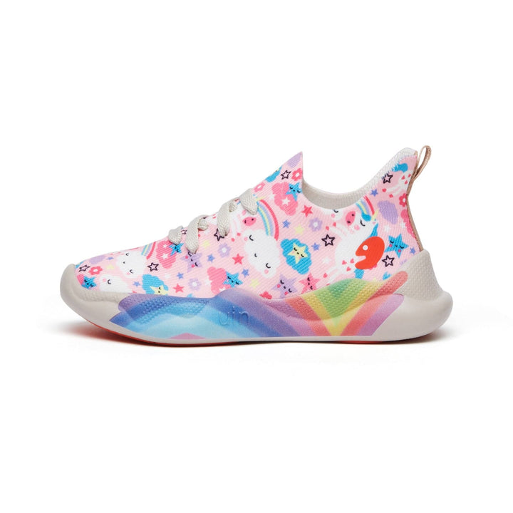 UIN Kid Rainbow Unicorn Mijas I Kid Canvas loafers