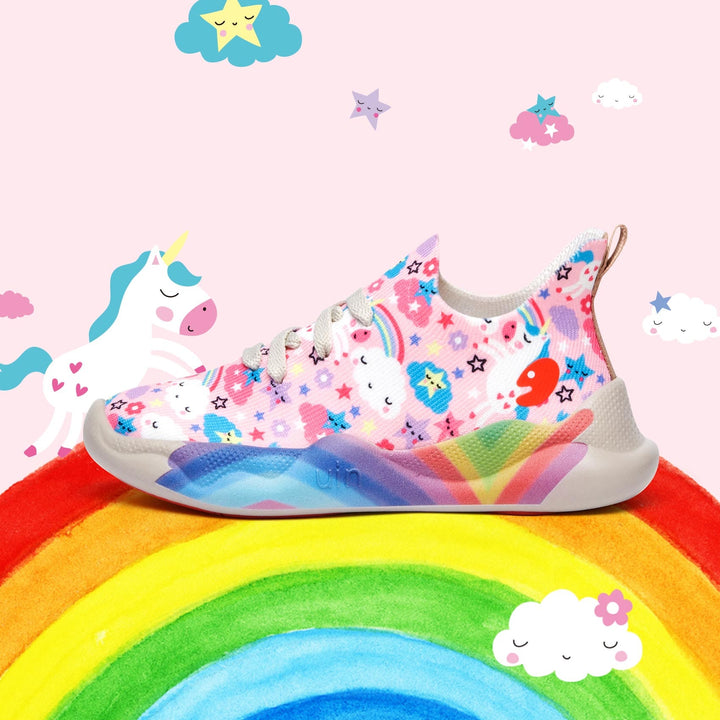 UIN Kid Rainbow Unicorn Mijas I Kid Canvas loafers