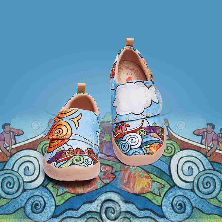 UIN Kid Ride the Wave Canvas loafers