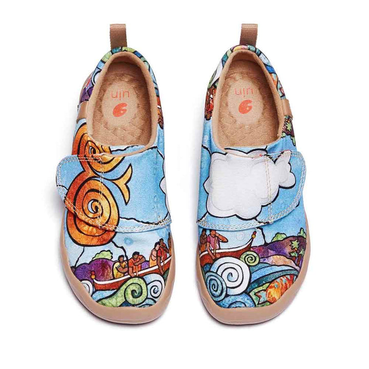 UIN Kid Ride the Wave Kid Canvas loafers