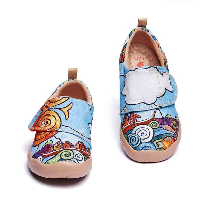 UIN Kid Ride the Wave Kid Canvas loafers