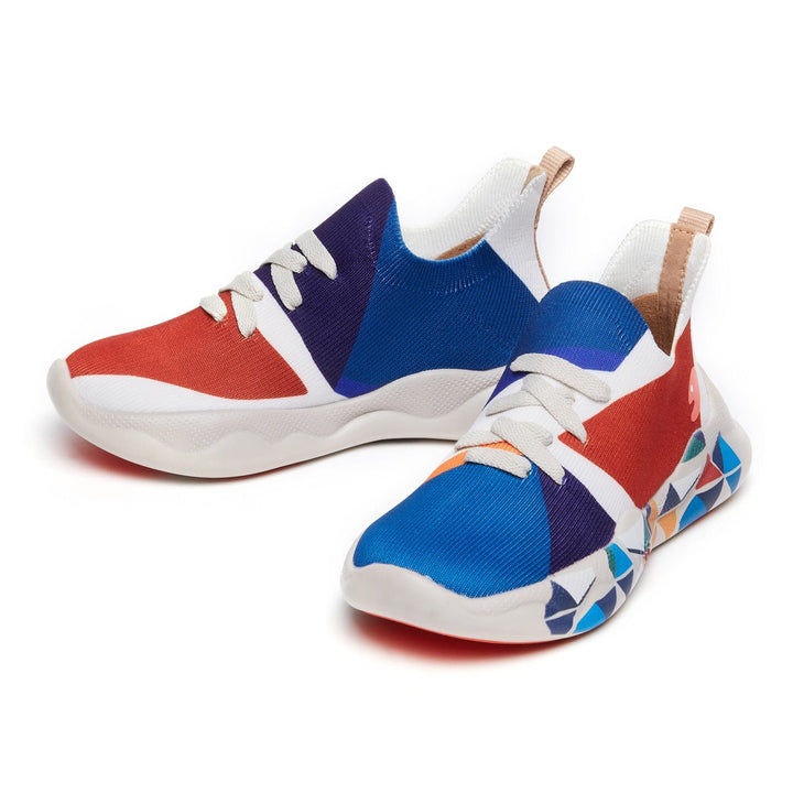 UIN Kid Triangle Puzzle Mijas I Kid Canvas loafers