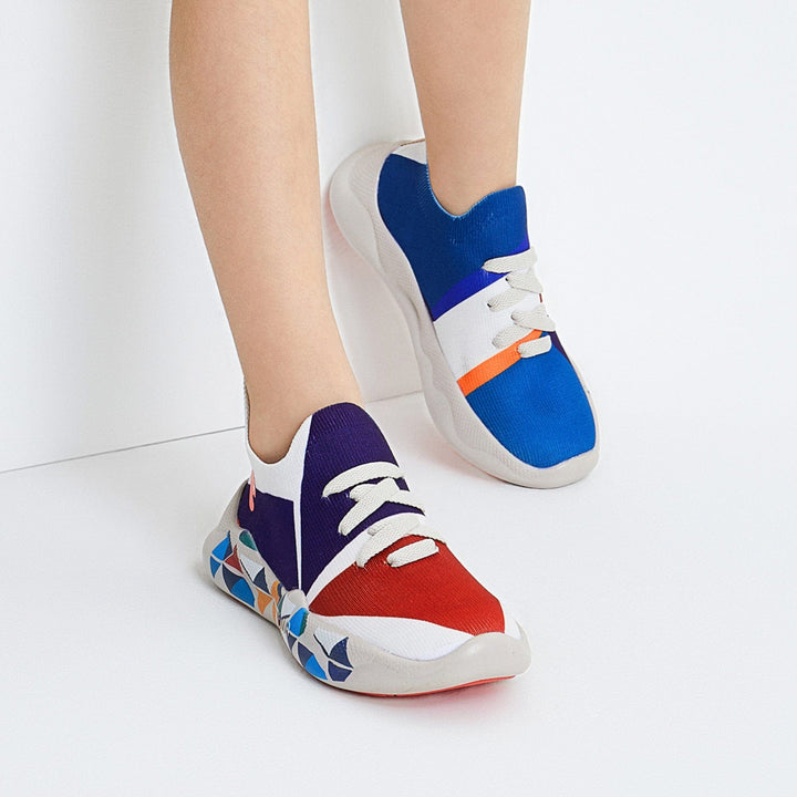 UIN Kid Triangle Puzzle Mijas I Kid Canvas loafers