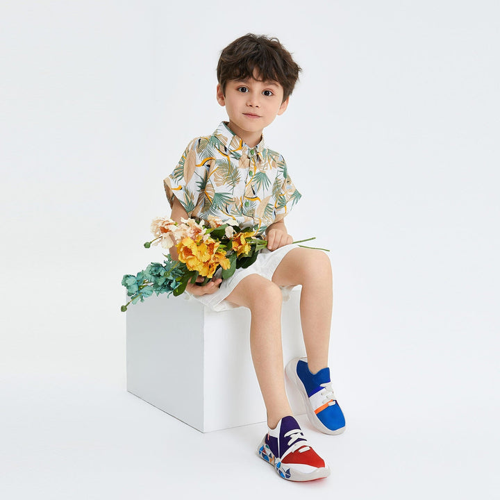 UIN Kid Triangle Puzzle Mijas I Kid Canvas loafers