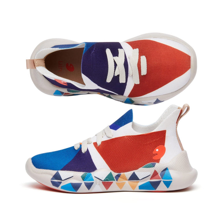 UIN Kid Triangle Puzzle Mijas I Kid Canvas loafers