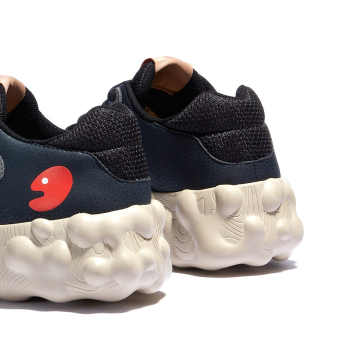 UIN Men Anthracite Figueras I Men Canvas loafers