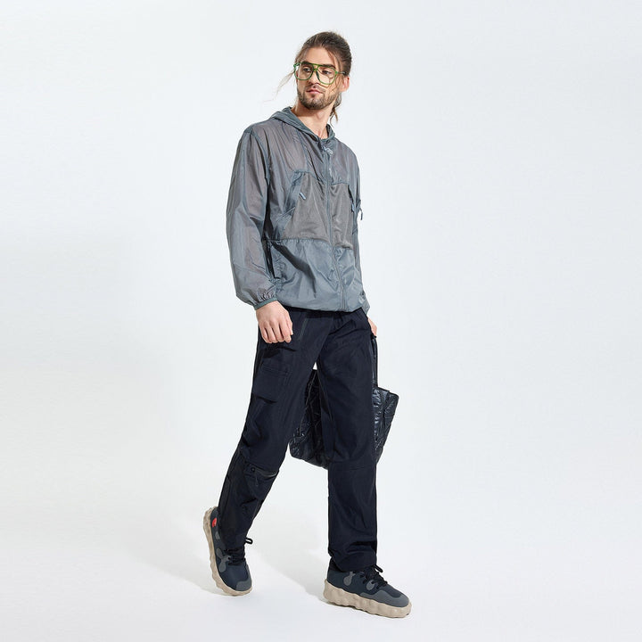 UIN Men Anthracite Figueras I Men Canvas loafers