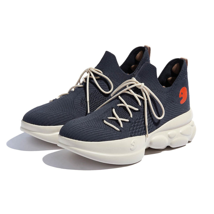 UIN Men Anthracite Ronda VI Men Canvas loafers