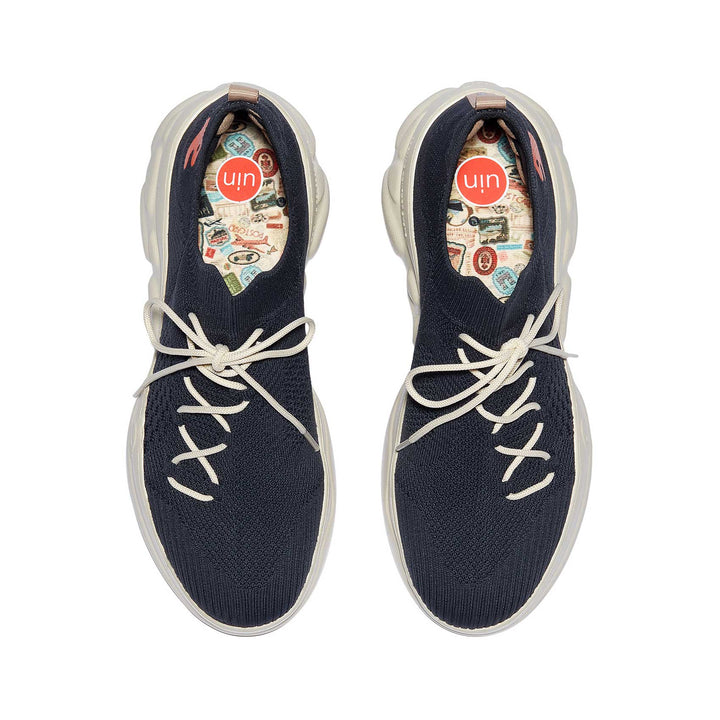 UIN Men Anthracite Ronda VI Men Canvas loafers