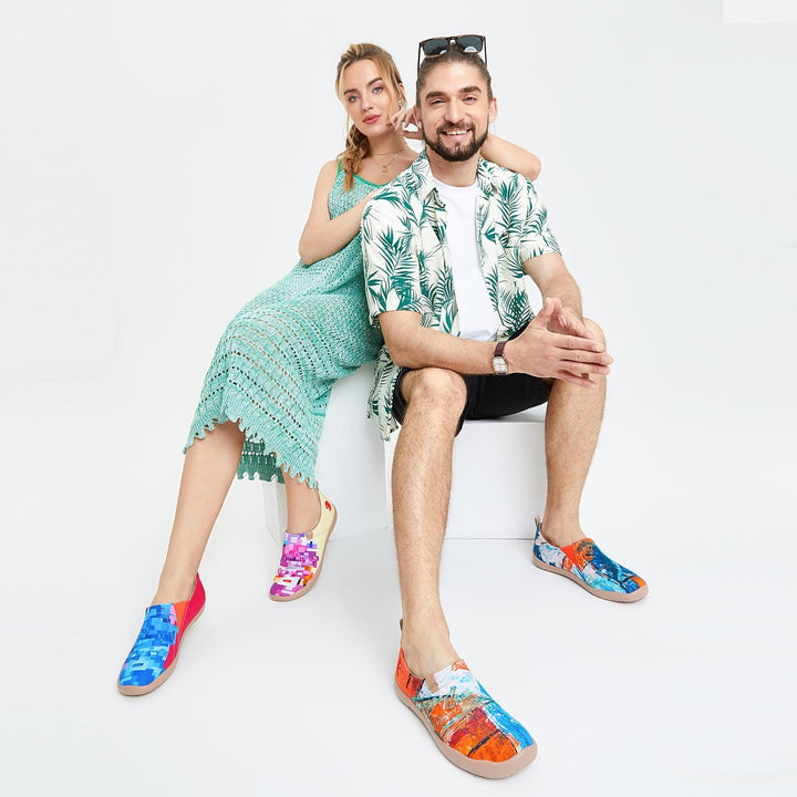 UIN Men Art Vision Toledo I Men Canvas loafers