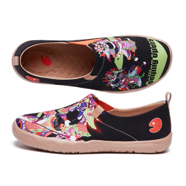 UIN Men Beijing Opera Toledo I Men Canvas loafers