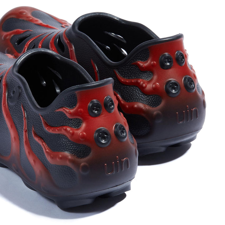 UIN Men Black & Red Octopus II Men Canvas loafers