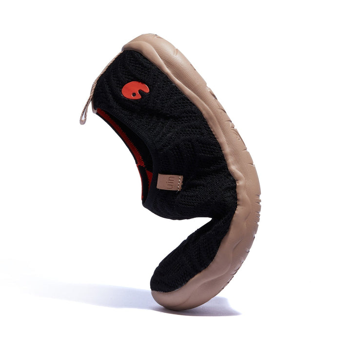 UIN Men Black Waves Toledo I Men Canvas loafers