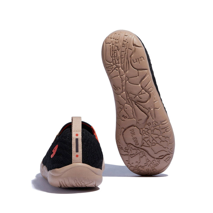 UIN Men Black Waves Toledo I Men Canvas loafers