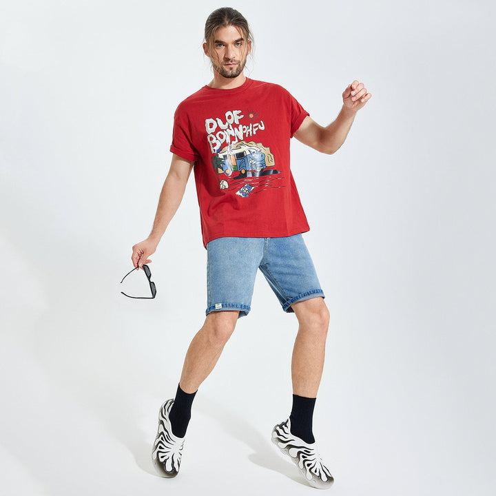 UIN Men Black & White Octopus II Men Canvas loafers