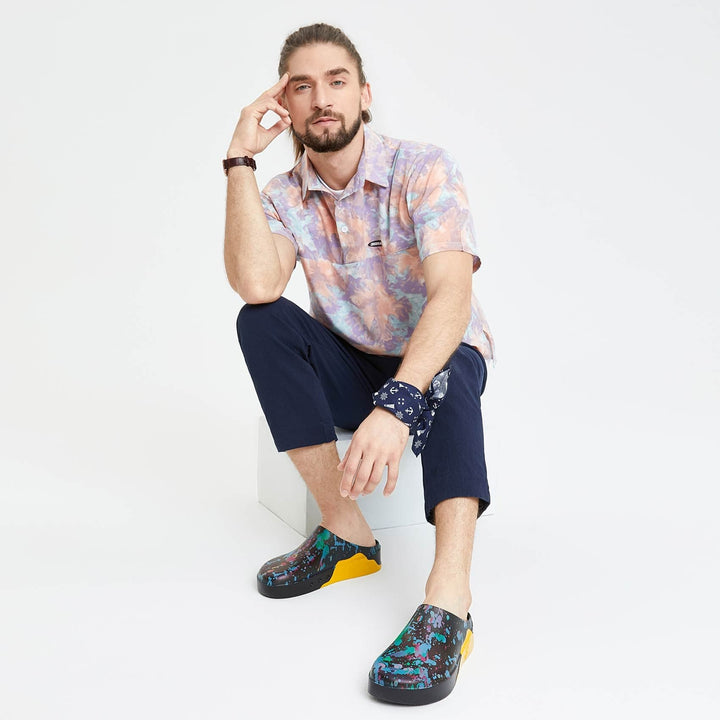 UIN Men Blinking Neon Tenerife Men Canvas loafers