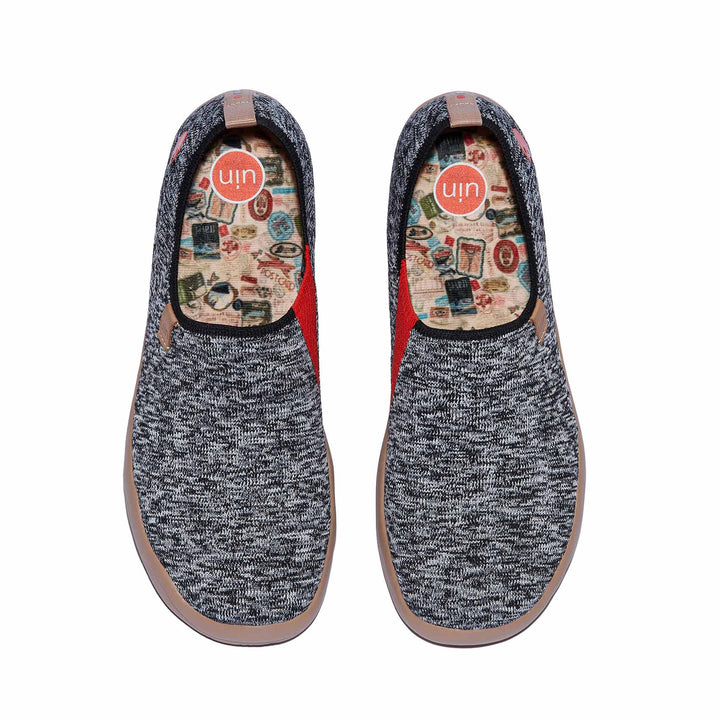 UIN Men Bouncing Black Toledo I Men Canvas loafers