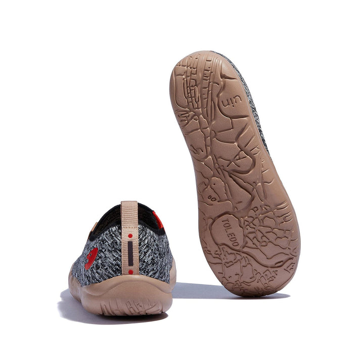 UIN Men Bouncing Black Toledo I Men Canvas loafers