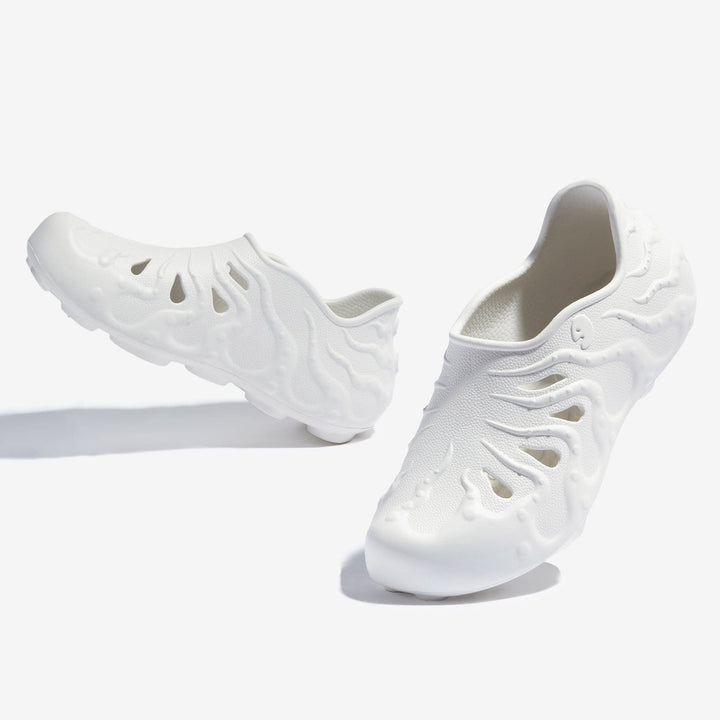 UIN Men Bright-Moon White Octopus II Men Canvas loafers