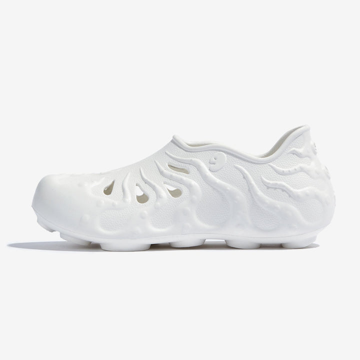 UIN Men Bright-Moon White Octopus II Men Canvas loafers