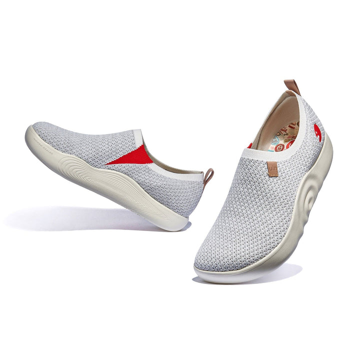 UIN Men Bright White Toledo X Men Canvas loafers