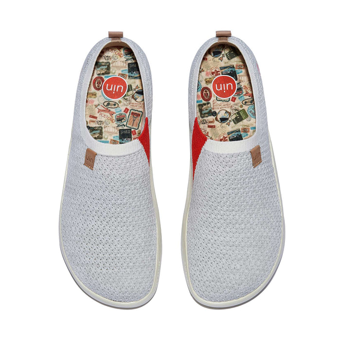 UIN Men Bright White Toledo X Men Canvas loafers