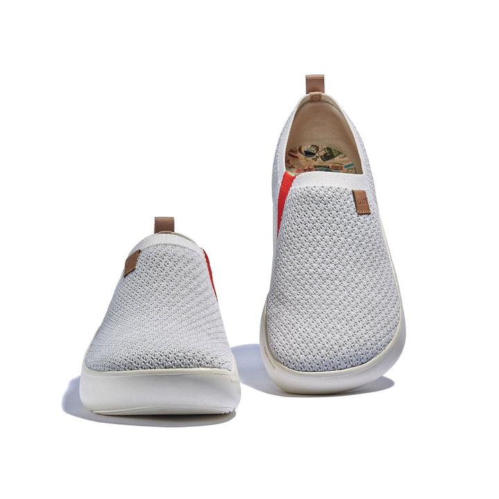 UIN Men Bright White Toledo X Men Canvas loafers