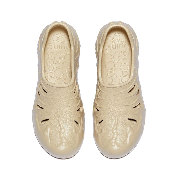 UIN Men Butter Scotch Brown Octopus II Men Canvas loafers