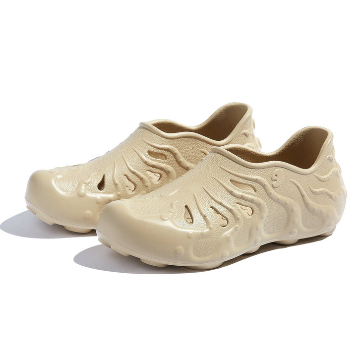 UIN Men Butter Scotch Brown Octopus II Men Canvas loafers