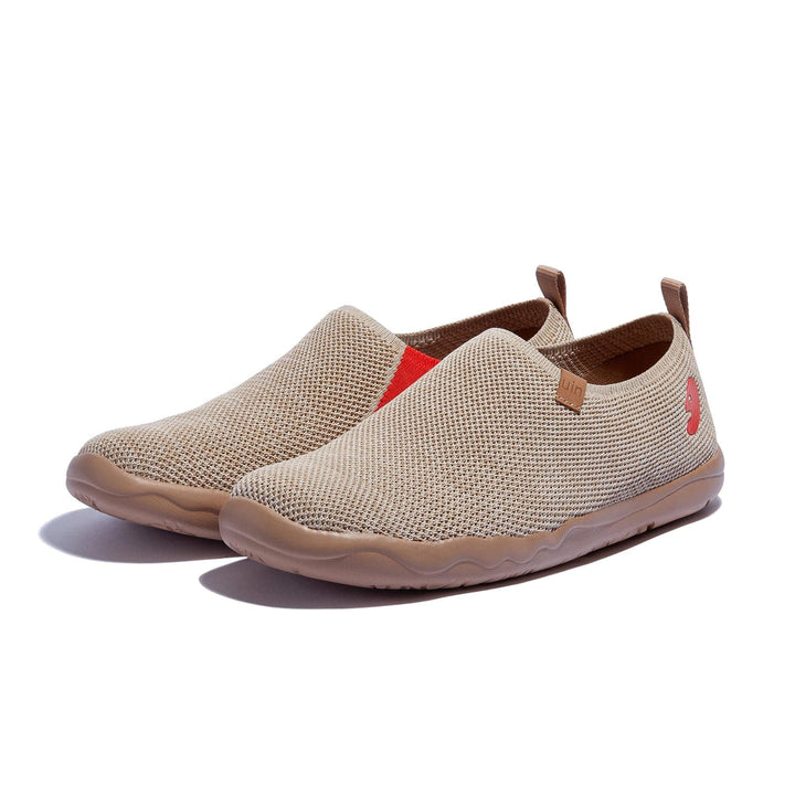 UIN Men Cappuccino Toledo I Men Canvas loafers