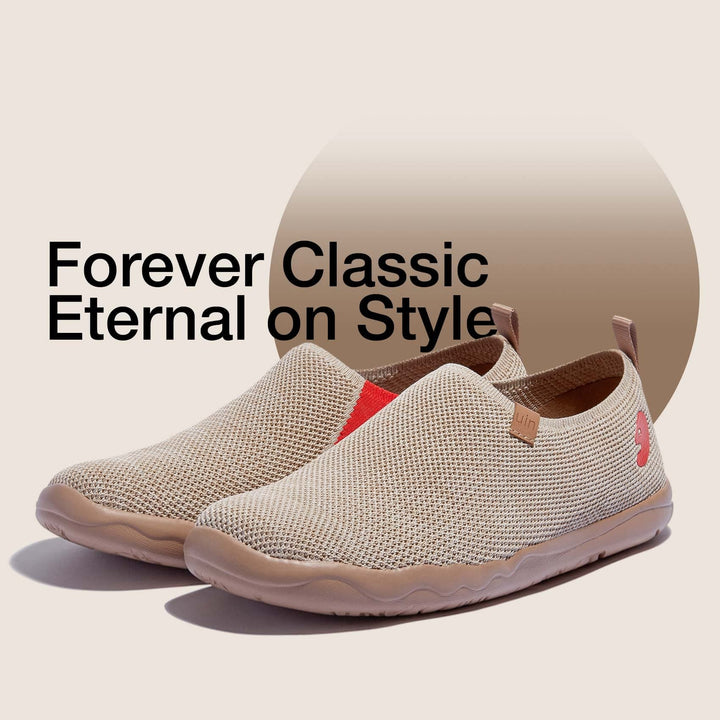 UIN Men Cappuccino Toledo I Men Canvas loafers