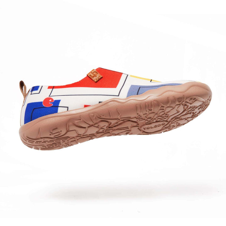 UIN Men Color Cubes Men Canvas loafers