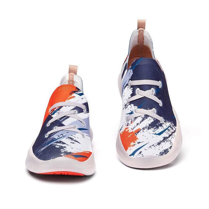 UIN Men Color Paint Canvas loafers