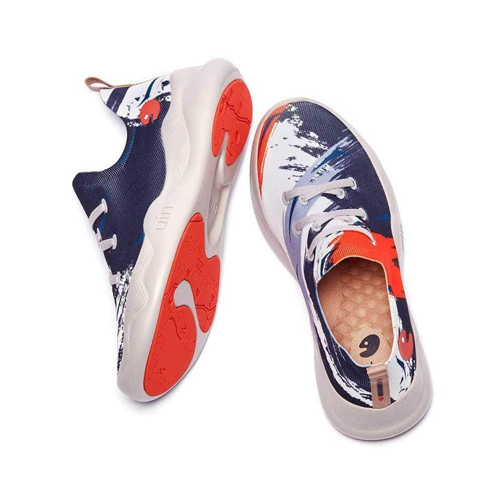 UIN Men Color Paint Canvas loafers