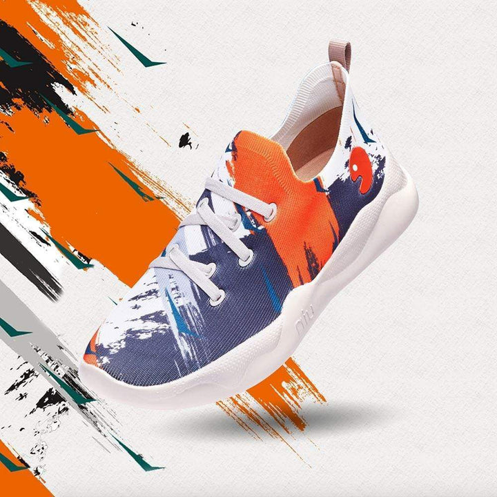 UIN Men Color Paint Canvas loafers