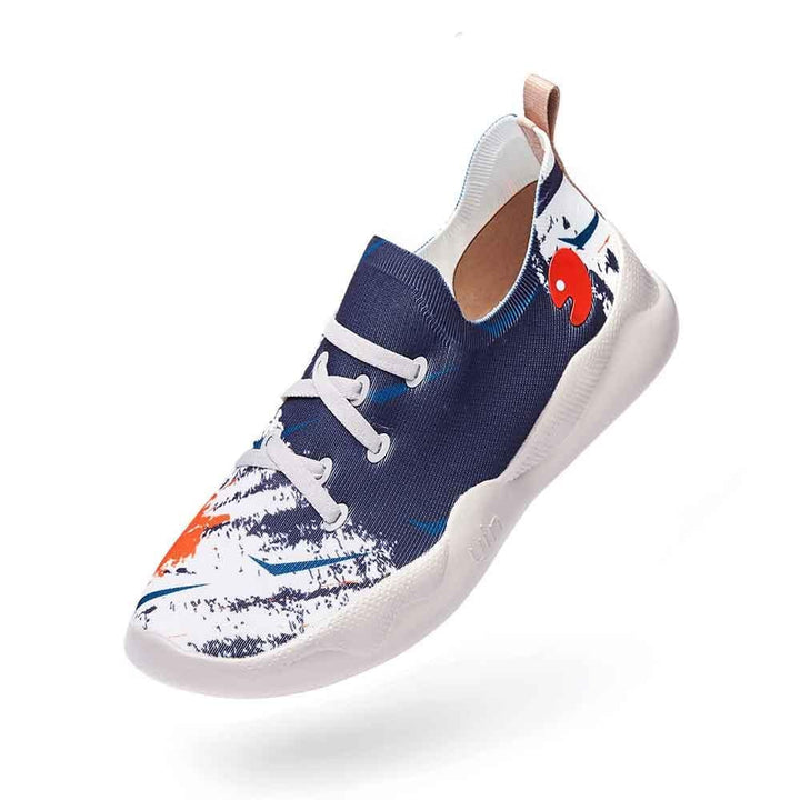 UIN Men Color Paint Canvas loafers