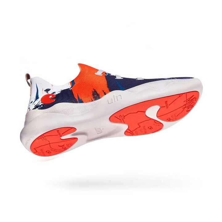 UIN Men Color Paint Canvas loafers