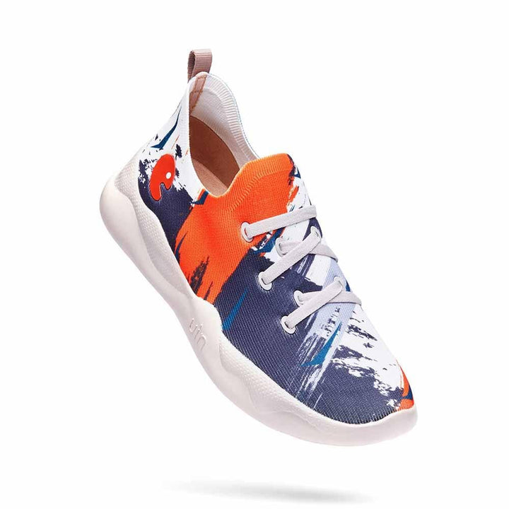 UIN Men Color Paint Canvas loafers