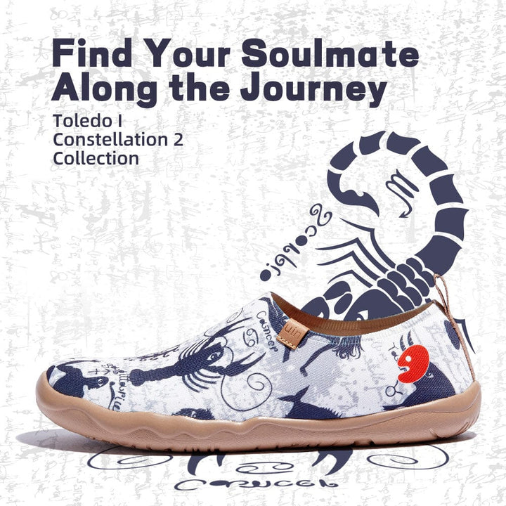 UIN Men Constellation Chart Toledo I Men Canvas loafers