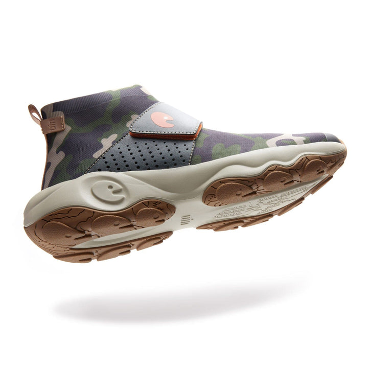 UIN Men Crack-Green Cazorla II Men Canvas loafers