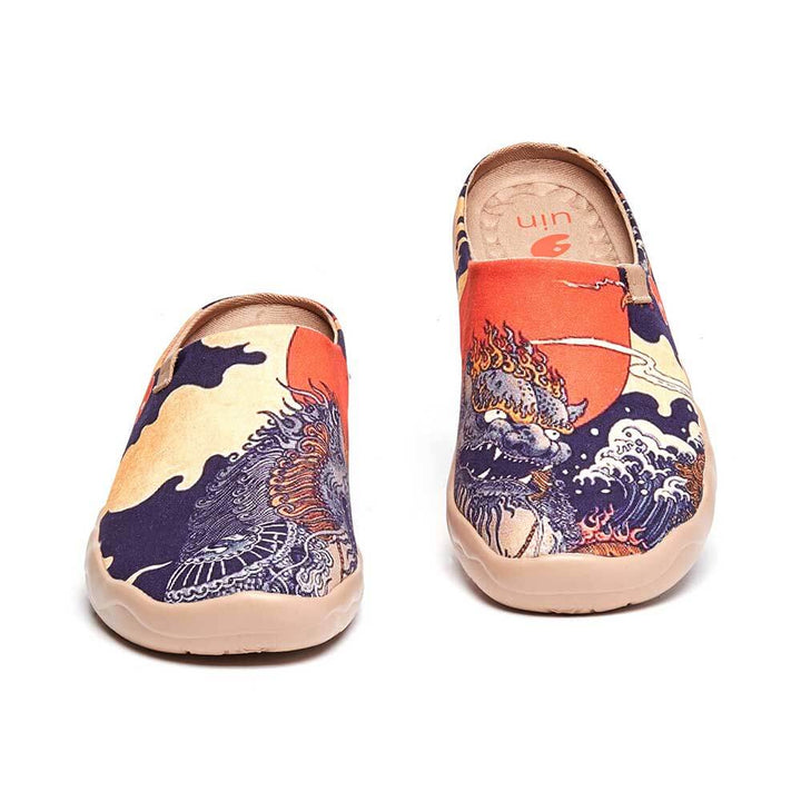 UIN Men Creature Slipper Canvas loafers