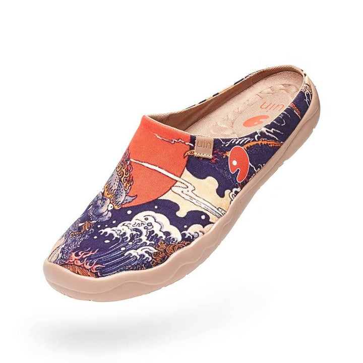 UIN Men Creature Slipper Canvas loafers