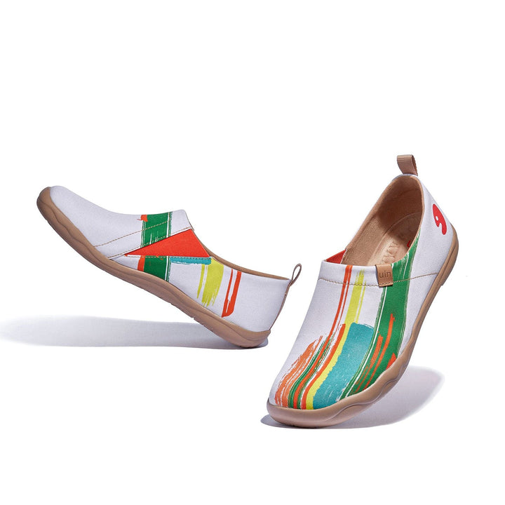 UIN Men Crimson Sunset Toledo I Men Canvas loafers