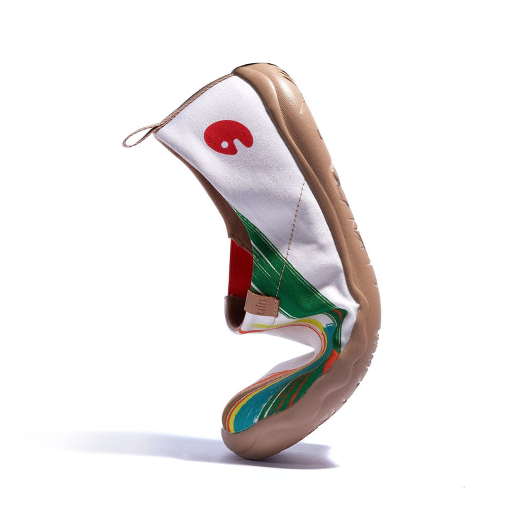 UIN Men Crimson Sunset Toledo I Men Canvas loafers